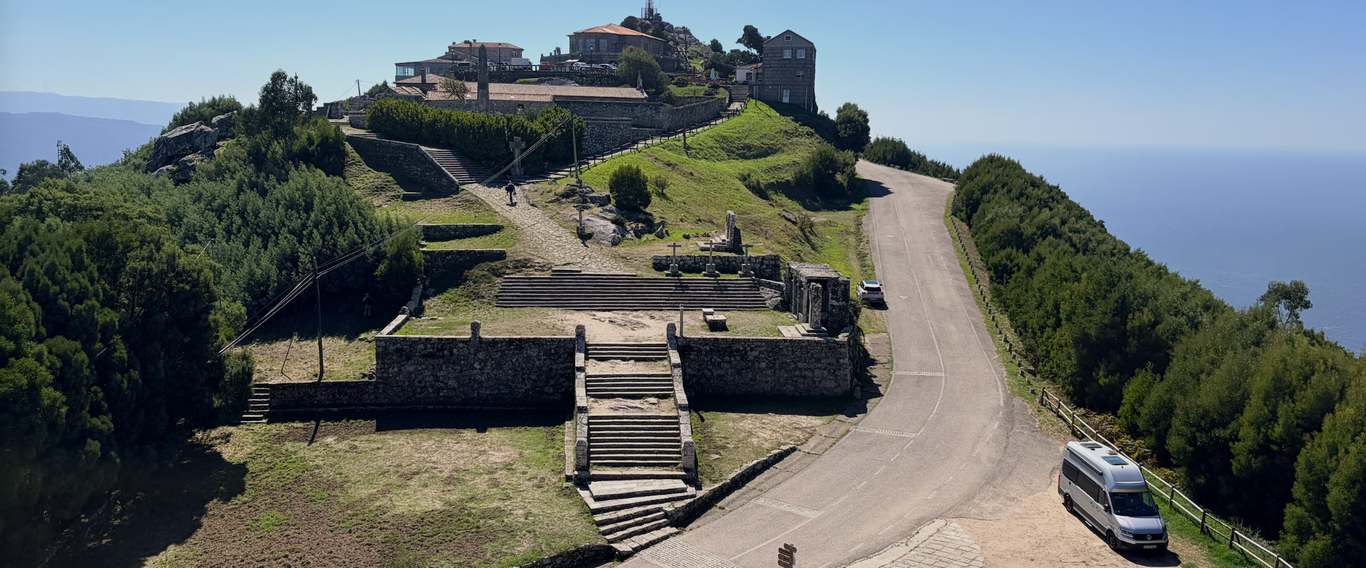 Grand California am Monte Santa Trega mit Blick auf den Atlantik